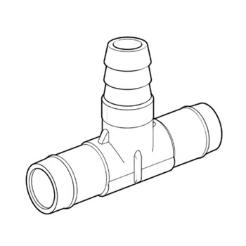 1359662 FITTINGWM HOSE STR TOP RH ZMAX 14.5 (TORO ORIGINAL OEM)