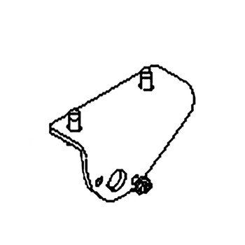 136-1741-03 - BRACKET-ARM TRAILING (LH) - (TORO ORIGINAL OEM) - Image 1