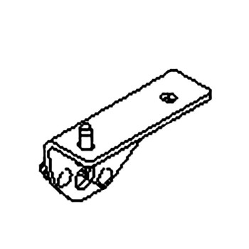 136-1742-03 - BRACKET-ARM TRAILING (RH) - (TORO ORIGINAL OEM) - Image 1