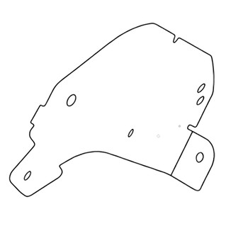 137-9109-03 - PLATE-HANDLE LH - (TORO ORIGINAL OEM)