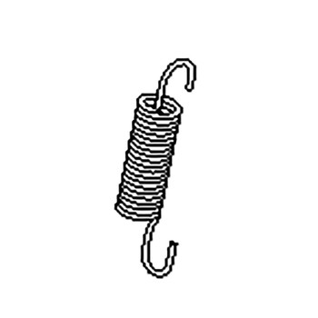 138-5393 - SPRING-EXTENSION - (TORO ORIGINAL OEM) - Image 1