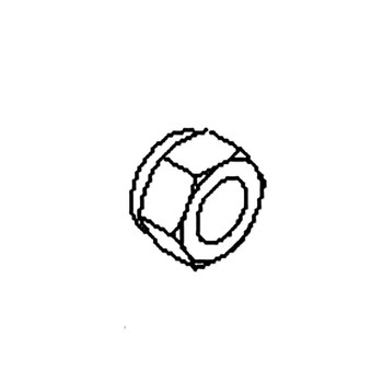 138-8401 - NUT-HF - (TORO ORIGINAL OEM) - Image 1