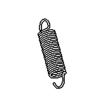 139-3616 - SPRING - EXTENSION - (TORO ORIGINAL OEM) - Image 1