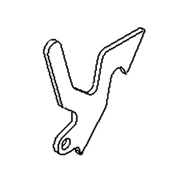 140-1249 - PLATE-TRANSPORT LOCK - (TORO ORIGINAL OEM) - Image 1