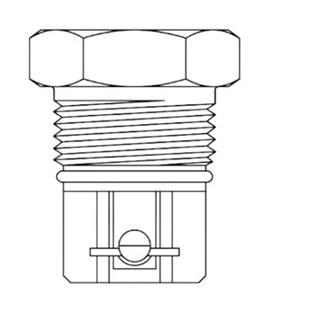 1420095 PLUG FOAMER TANK DRAIN (TORO ORIGINAL OEM)
