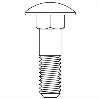 1420380 3/816 X 1 GR5 CARRIAGE BOLT (TORO ORIGINAL OEM)