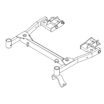 142-2910 - FRAME-DECK SUPPORT W/DECALS - (TORO ORIGINAL OEM)