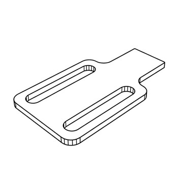 144-6550 - PLATE-THROTTLE STOP - (TORO ORIGINAL OEM)