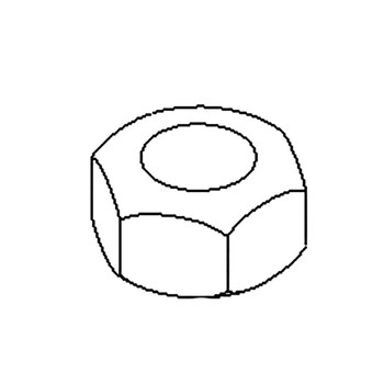 3219-7 - NUT-HEX - (TORO ORIGINAL OEM) - Image 1