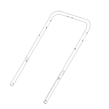 55-9121-03 - HANDLE-LOWER - (TORO ORIGINAL OEM) - NO LONGER AVAILABLE