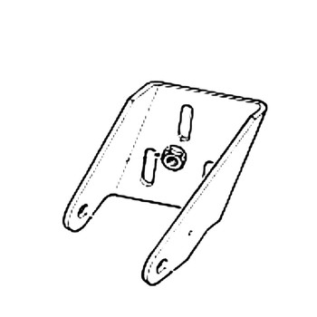 63-1560 - BRKT-FRONT ROLLER LH *R - (TORO ORIGINAL OEM)