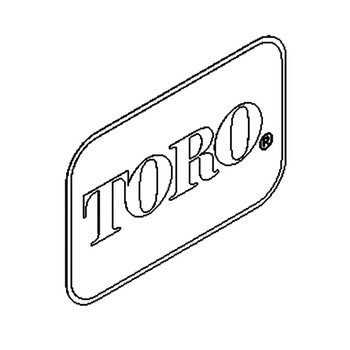 67-1300 - DECAL - (TORO ORIGINAL OEM) - Image 1