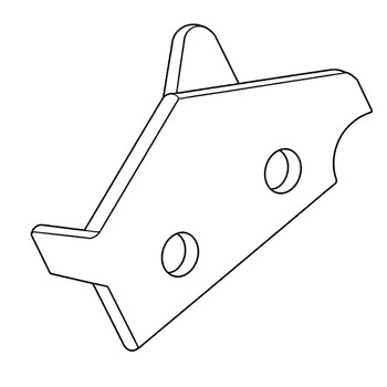 93-3154 - LATCH-PLATE - (TORO ORIGINAL OEM)