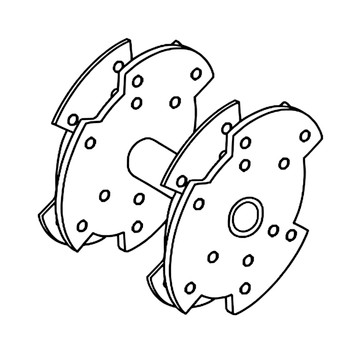 T7423 - OUTER ROTOR PLATE KIT - (TORO ORIGINAL OEM)