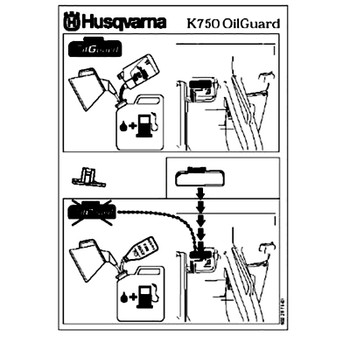 Husqvarna 502287004 - Switch Switch Off Oilguard - Original OEM part