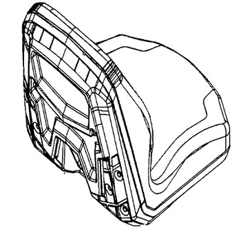 Husqvarna 536178103 - Seat 15" Milsco Husq Armrests - Original OEM part