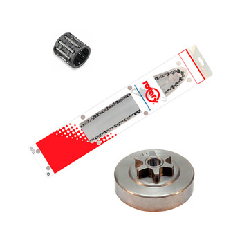 16" Bar Chain And Complete Sprocket Kit For ECHO CS-3410 Chainsaw