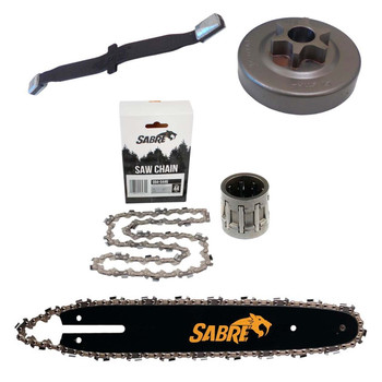 12" Bar Chain(x2) And Complete Sprocket Kit For STIHL MS 151 Chainsaw