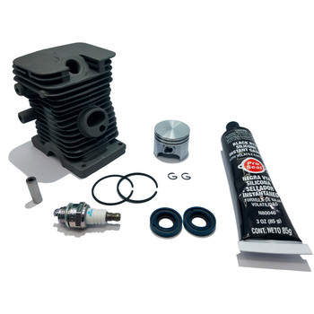 STIHL MS-180 CHAINSAW CYLINDER KIT WITH SILICONE GASKETS AND OIL SEALS