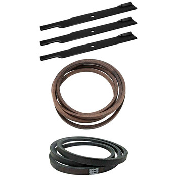 Hustler Fastrak 60" Blades x3 & Belts Kit OEM (L-F-CW)