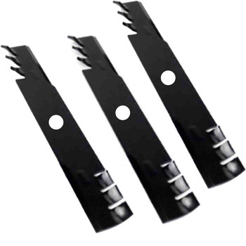 21-3/8" Blade Kit(3 Pack) Compatible With DIXIE CHOPPER OEM 30227-62T - 5/8" Center Hole_A6