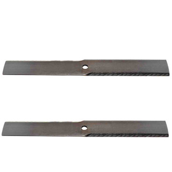 20-1/2" Universal Flat Blade Kit(2 Pack) For 40" Dixie Chopper Mower - 5/8" Center Hole Diam. 20-1/2" Universal Flat Blade Kit(2 Pack) For 40" Dixie Chopper Mower - 5/8" Center Hole Diam.