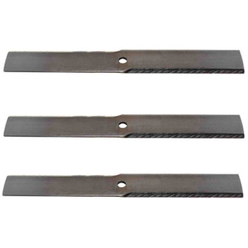 20-1/2" Universal Flat Blade Kit(3 Pack) For 60" Gravely Mower - 5/8" Center Hole Diam.