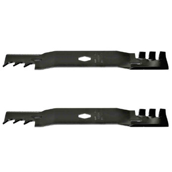 21-3/16" Blade Kit(2 Pack) Compatible With CUB CADET OEM 742P05177-X - Diamond Center Hole