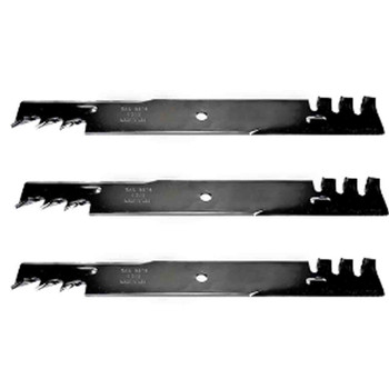20-1/2" Blade Kit(3 Pack) Compatible With BAD BOY OEM 38605000 - 5/8" Center Hole