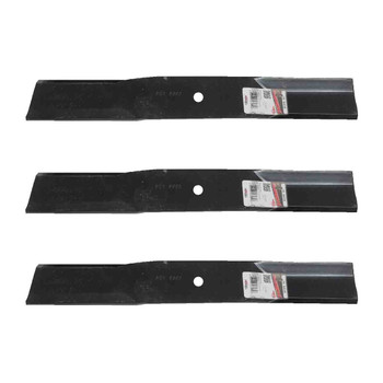 19" Blade Kit(3 Pack) Compatible With HUSTLER OEM 770339 - 1/2" Center Hole