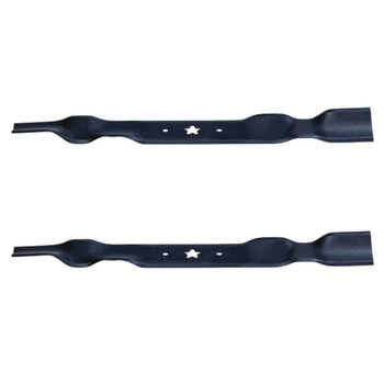 21" Oregon Blade Kit(2 Pack) Compatible With HUSQVARNA OEM 704429 - 5 pt. star" Center Hole Diam._A6 - Image 1 21" Oregon Blade Kit(2 Pack) Compatible With HUSQVARNA OEM 704429 - 5 pt. star" Center Hole Diam._A6 - Image 1