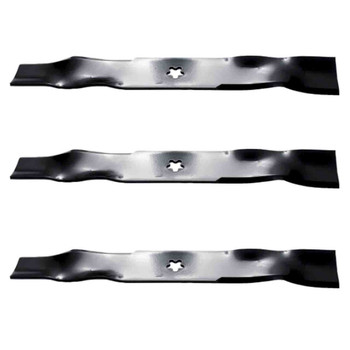 18-7/16" Oregon Blade Kit(3 Pack) Compatible With HUSQVARNA OEM 532187255 - 5 pt. star" Center Hole Diam. - Image 1 18-7/16" Oregon Blade Kit(3 Pack) Compatible With HUSQVARNA OEM 532187255 - 5 pt. star" Center Hole Diam. - Image 1