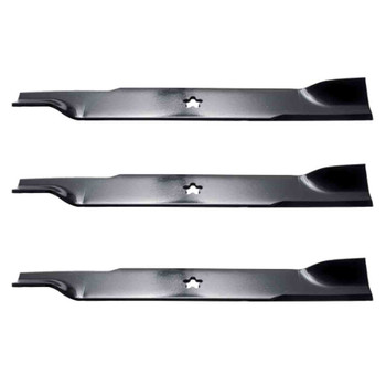 18" Oregon Blade Kit(3 Pack) Compatible With HUSQVARNA OEM 577240301 - 5 pt. star" Center Hole Diam. - Image 1 18" Oregon Blade Kit(3 Pack) Compatible With HUSQVARNA OEM 577240301 - 5 pt. star" Center Hole Diam. - Image 1