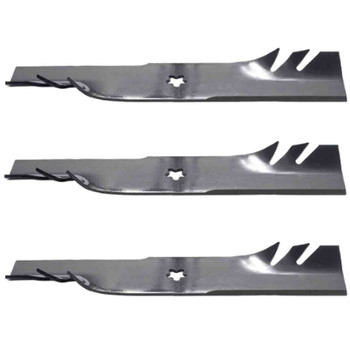 15-1/2" Oregon Blade Kit(3 Pack) Compatible With HUSQVARNA OEM 917532157353 - 5 pt. star" Center Hole Diam._A4 - Image 1