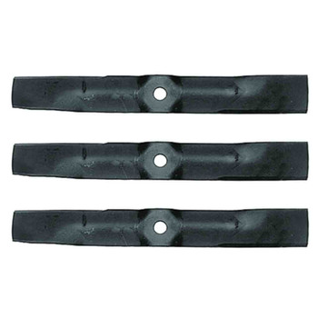 21-7/16" Oregon Blade Kit(3 Pack) Compatible With JOHN DEERE OEM M139803 - 11/16" Center Hole Diam. - Image 1