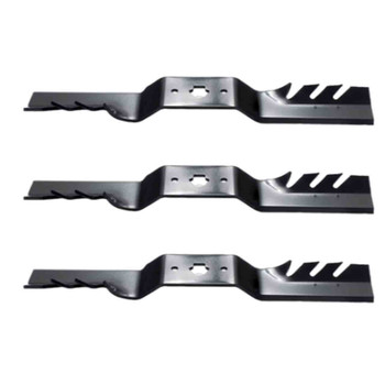 17-7/8" Oregon Blade Kit(3 Pack) Compatible With CUB CADET OEM 742-04053 - 5/8 6 pt. star" Center Hole Diam._A1 - Image 1