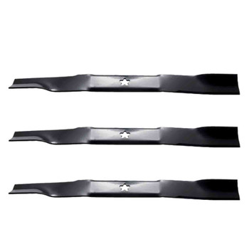 21-15/16" Oregon Blade Kit(3 Pack) Compatible With AYP OEM 532421825 - 5 Pt. Star" Center Hole Diam. - Image 1