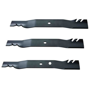 14-1/2" Universal OEM 96-303 Oregon Blade Kit(3 Pack) 11/16" Center Hole 2,5" Width 0,203" Thickness 1" Air Lift - Image 1