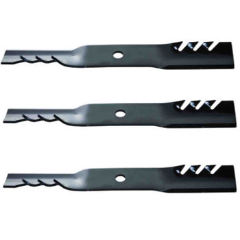 17-7/8" Universal OEM 96-318 Oregon Blade Kit(3 Pack) 5/8" Center Hole 2,5" Width 0,203" Thickness 3/4" Air Lift - Image 1