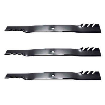 22-7/8" Oregon Blade Kit(3 Pack) Compatible With AYP OEM 632405380 - 5 pt. star" Center Hole Diam._A1 - Image 1