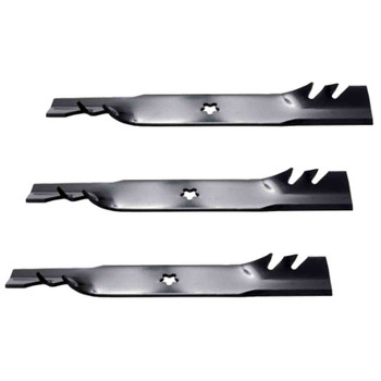 16-11/16" Oregon Blade Kit(3 Pack) Compatible With AYP OEM 954633781 - 5 pt. star" Center Hole Diam._A4 - Image 1