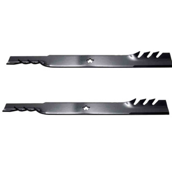 21" Oregon Blade Kit(2 Pack) Compatible With AYP OEM 138971 - 5 pt. star" Center Hole Diam._A49 - Image 1