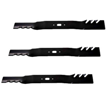 20-15/16" Oregon Blade Kit(3 Pack) Compatible With CUB CADET OEM 742P0741-X - bow-tie" Center Hole Diam. - Image 1 20-15/16" Oregon Blade Kit(3 Pack) Compatible With CUB CADET OEM 742P0741-X - bow-tie" Center Hole Diam. - Image 1