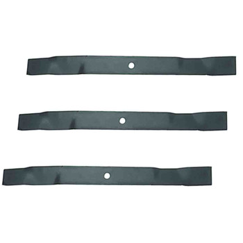 30" Universal OEM 97-330 Oregon Blade Kit(3 Pack) 13/16" Center Hole 2,75" Width 0,149" Thickness 1-1/8" Air Lift - Image 1