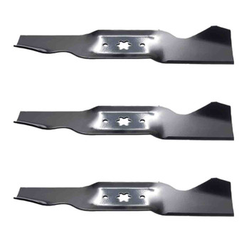 16-1/4" Universal OEM 98-057 Oregon Blade Kit(3 Pack) 11/16 6 pt. star" Center Hole 3" Width 0,12" Thickness 1-3/16" Air Lift - Image 1