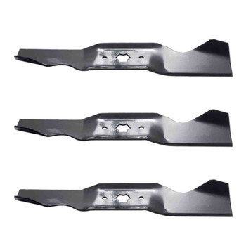 14-13/16" Oregon Blade Kit(3 Pack) Compatible With CUB CADET OEM 942-0645 - 5/8 6 pt. star" Center Hole Diam. - Image 1 14-13/16" Oregon Blade Kit(3 Pack) Compatible With CUB CADET OEM 942-0645 - 5/8 6 pt. star" Center Hole Diam. - Image 1
