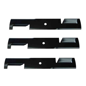 18" Universal OEM 99-501 Oregon Blade Kit(3 Pack) 5/8" Center Hole 3" Width 0,203" Thickness 1-3/16" Air Lift - Image 1