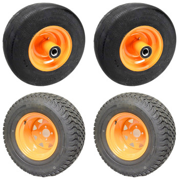 Complete Tire Kit For SCAG V-Ride II Stand Up Mowers Model SVRII61V-38FXEFI