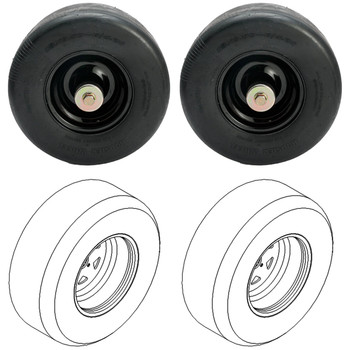 Complete Tire Kit For Z Master Zero-Turn Riders - 4000 Series TORO Mower Model 18752