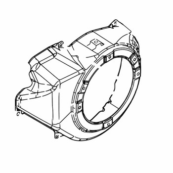 28110Z310610VA00 SHROUD Part # SHROUD (HOMELITE ORIGINAL OEM)